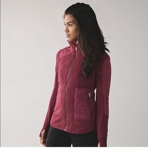 Women's Fleecy Keen Lululemon Burgundy Jacket